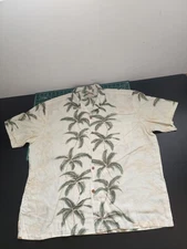VINTAGE Paradise Found Hawaiian Shirt Men's Size XL Light Stains CHECK PICS