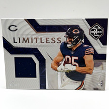 Panini 2021 Limited Limitless Materials Cole Kmet Bears Spotlight Silver /75