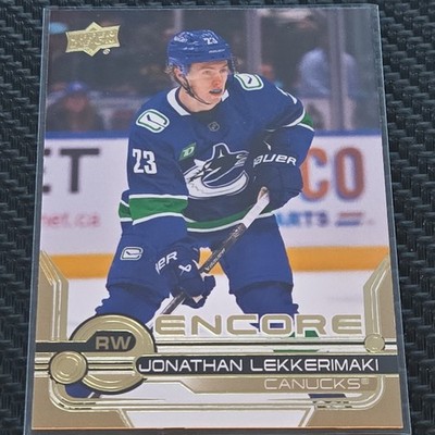 2024 Upper Deck Extended Series Encore Gold Jonathan Lekkerimaki #E-13 Rookie RC