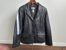 Vintage Real Leather Jackets / Women  s / Size LARGE