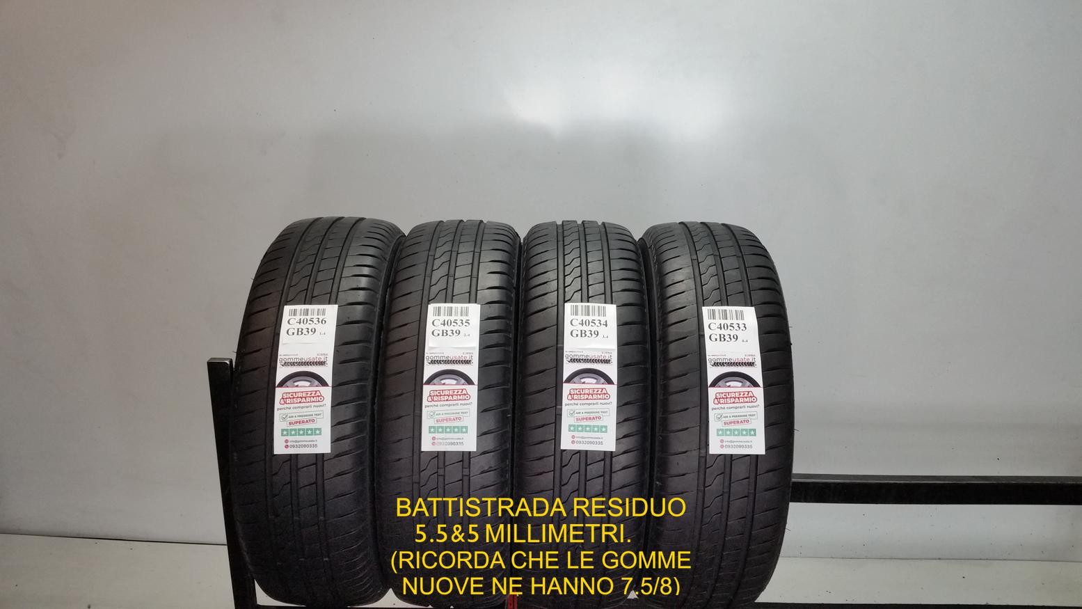 GOMME USATE 185/65R15 88T FIRESTONE ROADHAWK PNEUMATICI USATI C40536