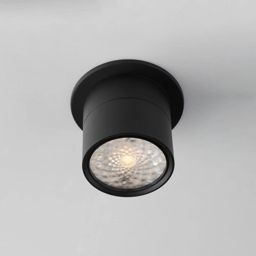 Maxim 86242 Swinger 6"W LED Semi-Flush Ceiling Fixture - 3000K - Black - Picture 7 of 7