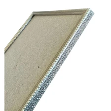 Dark Metal 8x10 vintage frame simple minimal home decor etched retro rustic 