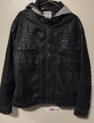 Litrico Herren Lederjacke Angelo Litrico Lederjacke Schwarz Angelo - Main Image