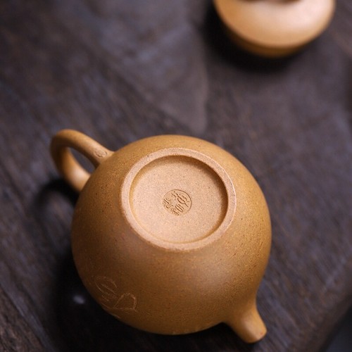 140ml full handmade tea pot marked master pot real yixing zisha duan clay carved - Picture 5 of 8