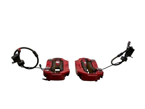 2017-2024 MASERATI LEVANTE BREMBO FRONT LEFT & RIGHT BRAKE CALIPER SET x2 RED 3K - Picture 16 of 18