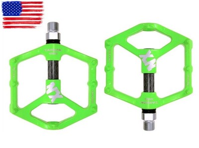 Details about / Magnesium 3 bearings Pedal Road MTB XC Bike Pedals flat Bicycle Carbon tube