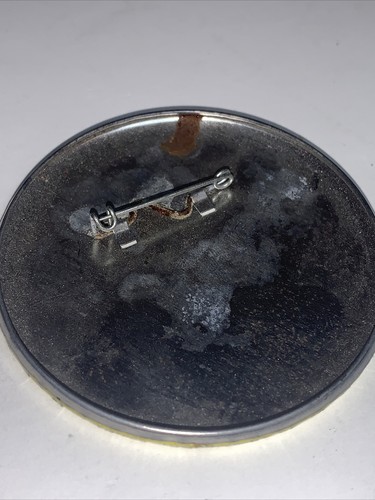 “Angie For Sherriff” Vintage Badge Pin 3” City Government Propaganda Vintage - Afbeelding 5 van 9