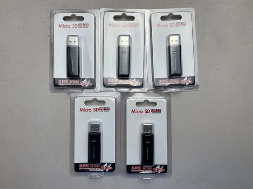 USB3.0 SD Card Reader for PC Micro SD Card to USB Adapter 5Gbps (5 pack) - Picture 1 of 6