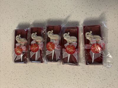 (5) Elephant Bottle Stoppers, Cute Asian Wedding Party Favor Trinkets Gift - New