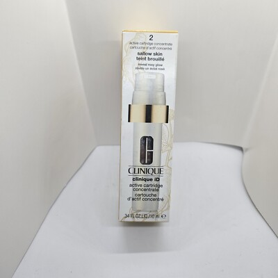 Nib Clinique ID Active  #2 Catridge Concentrate Sallow Skin  Tint 0.34 fl oz