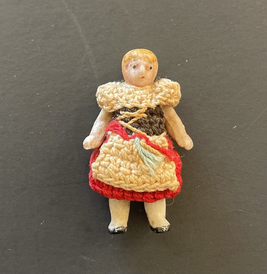 Germany Hertwig Carl Horn Miniature Bisque Girl DOLL Antique eBay