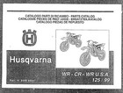 Husqvarna Parts Manual Book 1999 WR 125 USA, WR 125 & CR 125