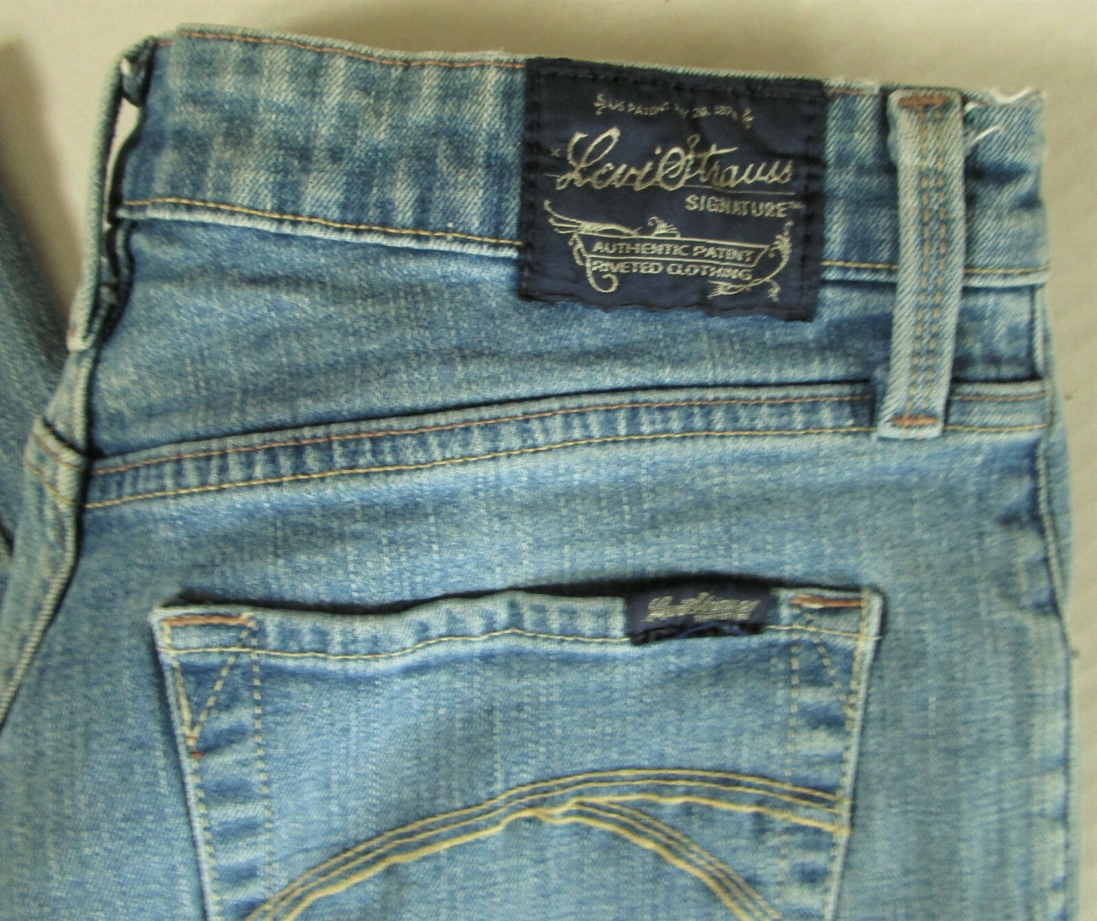 VTG Blue Label Levi Strauss Light Wash 
