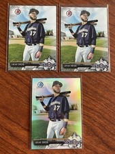 LUCAS ERCEG Lot of (3) w/ 2017 Bowman Chrome REFRACTOR, Base Prospect RCs BDC131