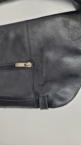 Vince Camuto BOCCA Black Leather Buckles Zip Over Knee The Riding Boots Sz 8.5M - Picture 12 of 18
