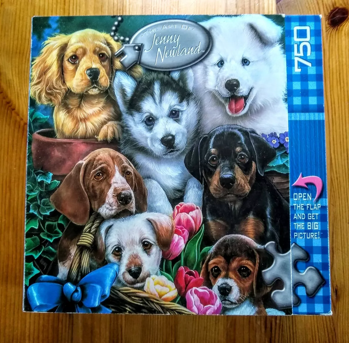 DOGS Puppies Jigsaw Puzzle Puppy Pals 750 pc 18x24 Jenny Newland Masterpieces