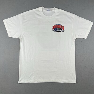 1996 Colorado Silver Bullets Shirt Men's XL White Short Sleeve Double Sided