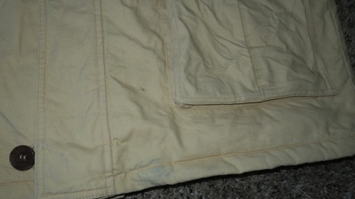Vintage XL Ecko Unltd Canvas Insulated Winter Jacket Parka Coat Faux Fur Hood - Picture 17 of 21