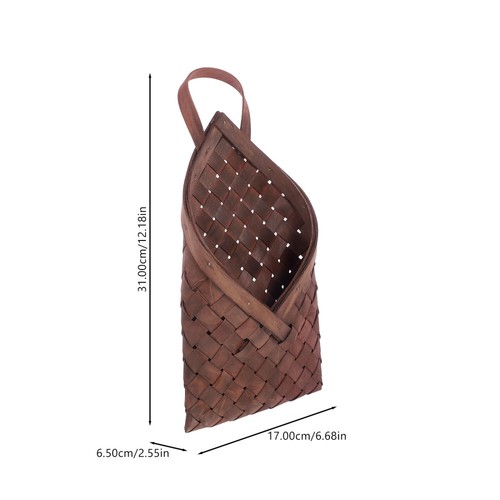 Wall Storage Hanging Basket for Door Decor Baskets Small Woven Flower - Picture 7 of 12