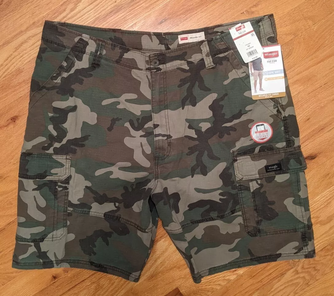Wrangler camouflage shorts store