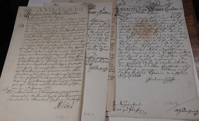 Mecklenburg --- Briefe Schwerin 1772-80 über Spornitz, Signatur Herzog Friedrich - Bild 1 von 4