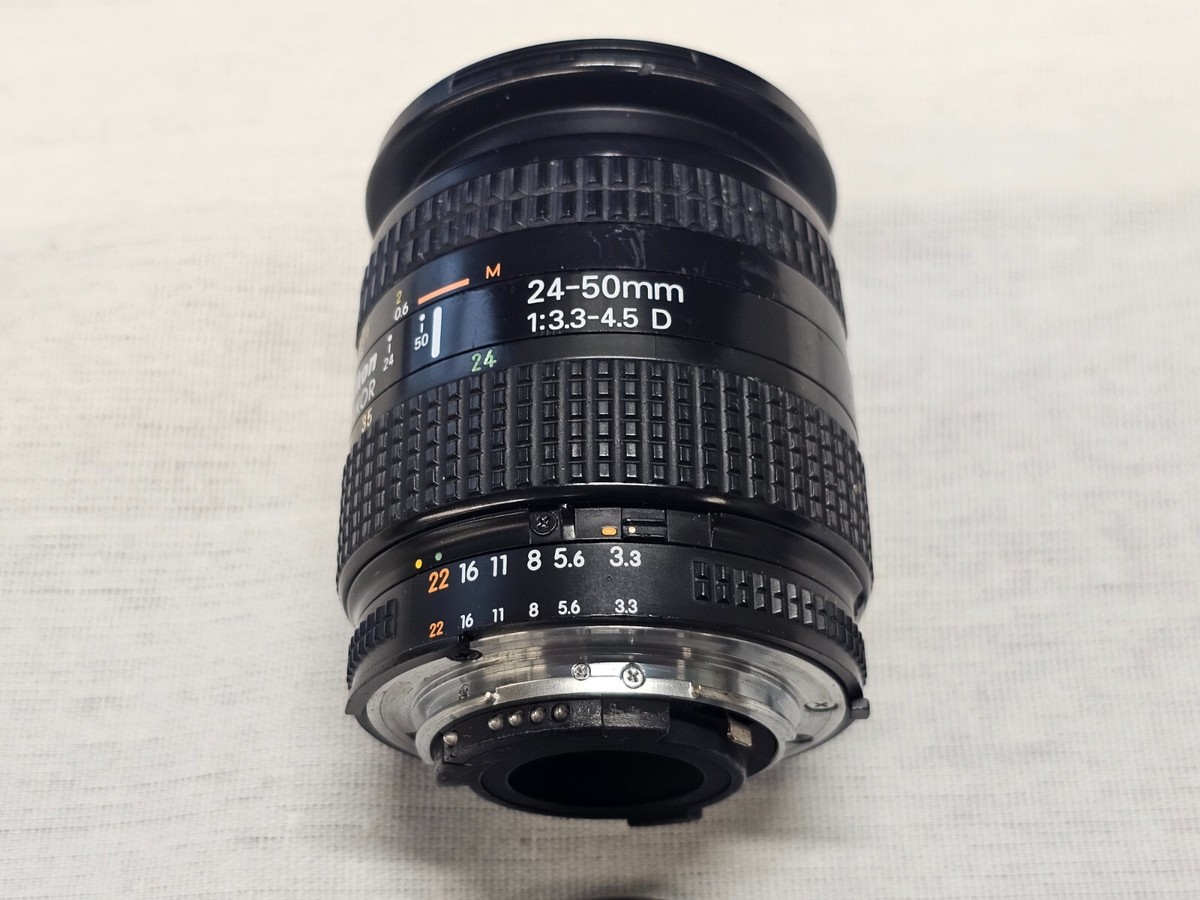 ☆ AF NIKKOR 24~50mm   1:3.3-4.5D Nikon AF Nikkor 24-50mm 1:3.3-4.5D F Mount Wide Angle Zoom Camera