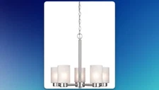 Westinghouse Sylvestre 5-Light Brushed Nickel Chandelier