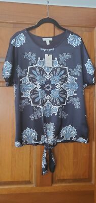 Dana Buchman Green Short Sleeve Blouse Size 3X (Plus) - 68% off