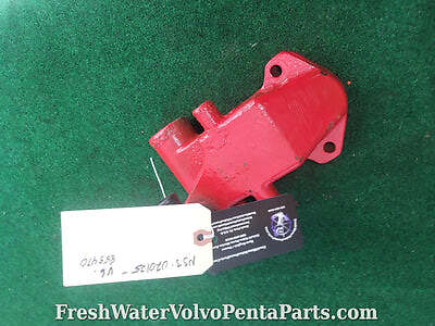 Volvo Penta V6 4.3L thermostat housing 855470 top Tee for risers - Picture 5 of 8