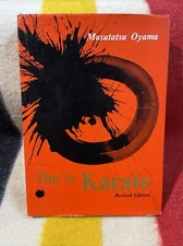 This is Karate Masutatsu Oyama HC DJ Revised Edition 1976 SIGNED!