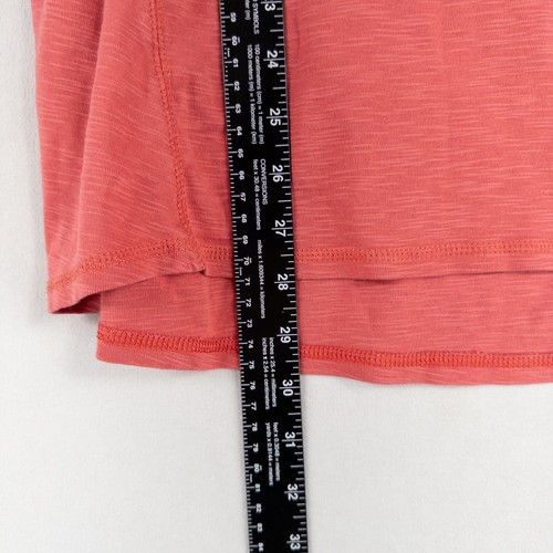 J. Jill Pima Scoop Neck Elliptical Tunic Top Sz Small TALL Pink Pima Cotton - 第 6/8 張圖片