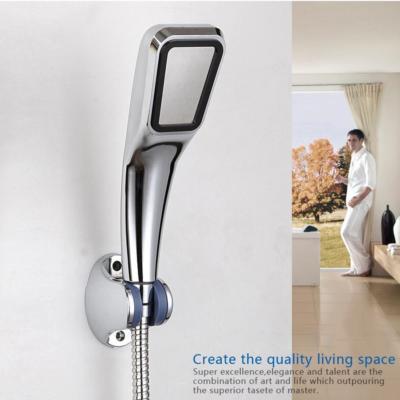 Rostfreier Stahl Handbrause Badezimmer Druck Wasserspar Duschkopf Handdusche RR