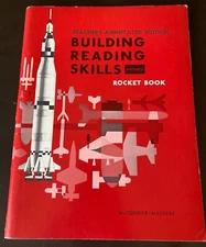 Vintage 1965 Teacher's Annotated Edition Building Reading Skills Phonics Rocket