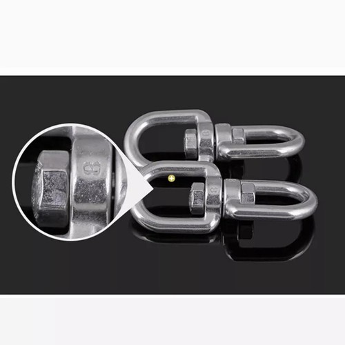 M3-M22 304 Stainless Steel Swivel Eye & Eye Chain Double Swivel Eye Snap Chain - Picture 12 of 12