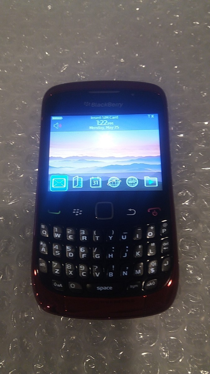 BlackBerry Curve 9300 3G Smartphone - GSM Unlocked Worldwide - Red