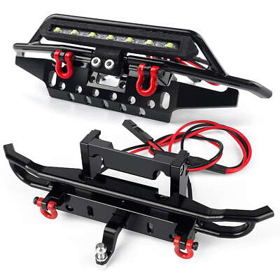 FLYXM CNC Aluminum Front or Rear Bumper for 1/18 RC Car Traxxas TRX4M Bronco