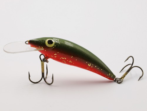 WOBBLER GOLD ASSAN DIVER 7,0cm 7,5g GALLEGGIANTE 100% FATTO A MANO da albero! - Foto 74 di 103