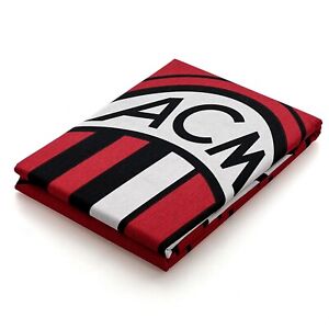 Copriletto A.C. MIlan dimensione 170x270 cm 100 cotone