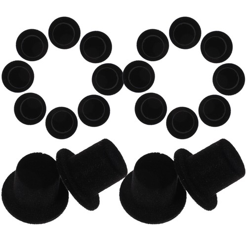 20 Pcs Kleiner Zylinder Hut Deko Mini Clown-Hut Spielzeugdekoration - Bild 11 von 12