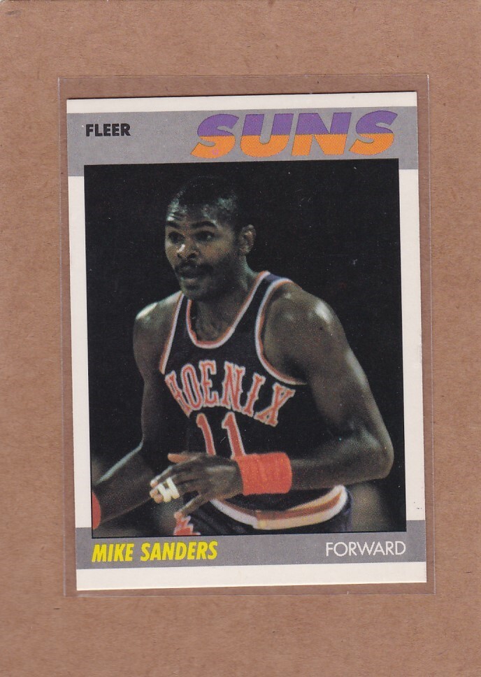 1987-88 FLEER BASKETBALL MIKE SANDERS #96 SUNS NM/NM+ *A33577
