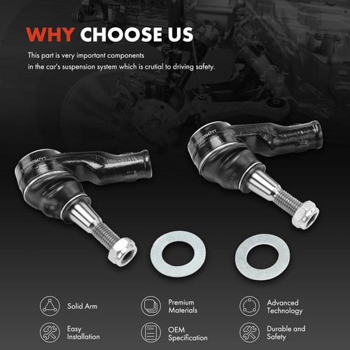 A-Premium 2x L & R Outer Side Tie Rod End for Land Rover LR4 2010-2016 LR010672 - Picture 5 of 8