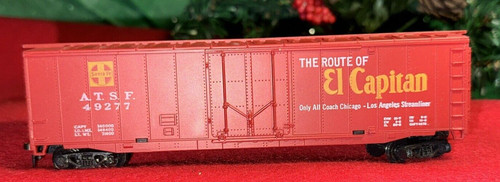 Life - Like The Route of El Capitan 49277 ATSF Model Red Train Car LA Chicago | Condition: Used