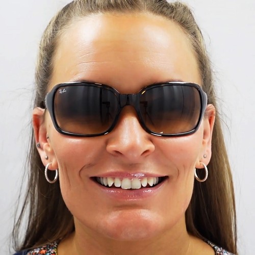 Gafas de sol Ray-Ban 4068 710/51 Havana marrón degradado - Imagen 5 de 8