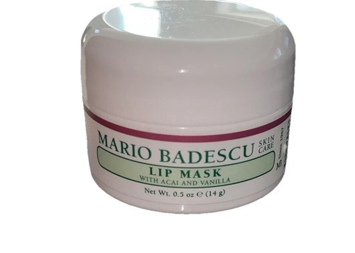 MARIO BADESCU~ Lip Mask With Acai and Vanilla Nourishing Leave-On Opened