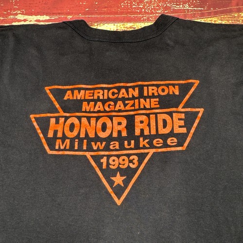 Vtg Spectro Oil Motorcycle Biker T Shirt American Iron Magazine Mens XL harley - Picture 3 of 11
