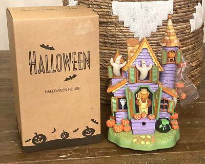 Avon HALLOWEEN HOUSE Animated & Sound Motion Sensor VTG Retired w/Box Working