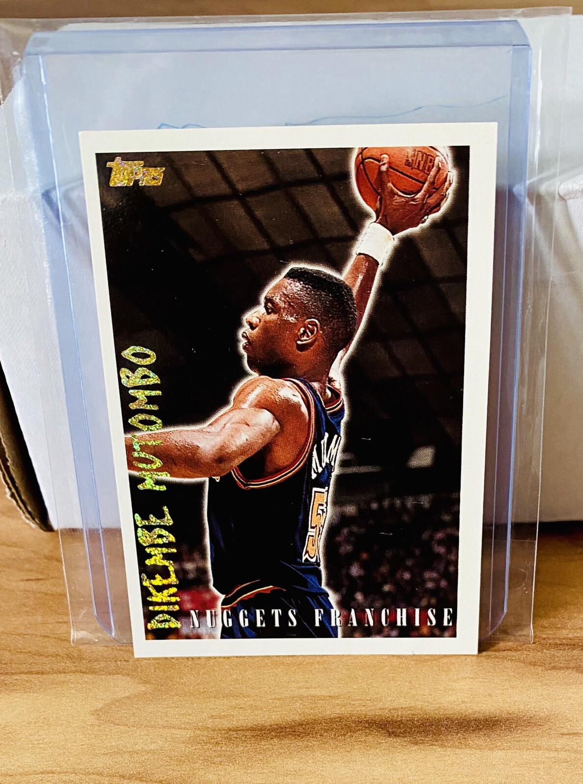 1994-95 Topps Franchise Future Dikembe Mutombo #5 Basketball Card 🌟NM