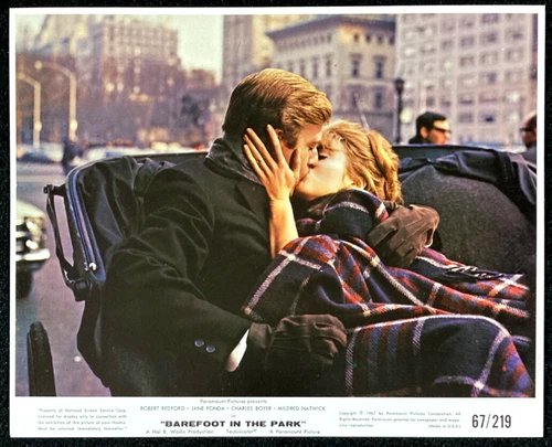 BAREFOOT IN THE PARK Orig Movie Lobby Card Photo Jane Fonda Robert Redford NYC
