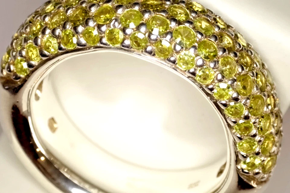 Thomas Sabo Vintage Ring Bandring silber Pavé hellgrün TR1462, Gr. 56 - Bild 2 von 4